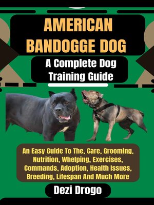 cover image of American Bandogge Dog